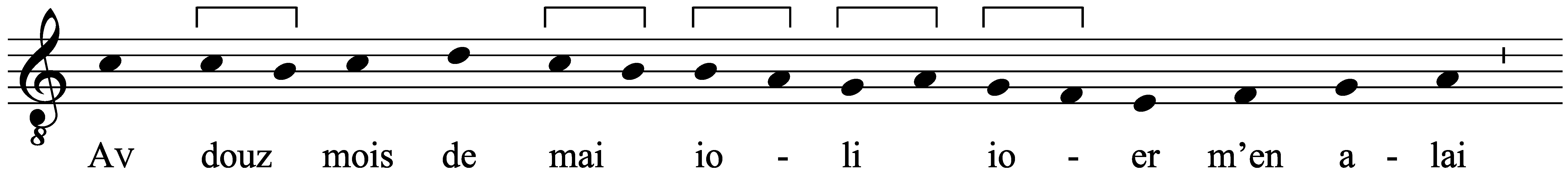 Work musical notation